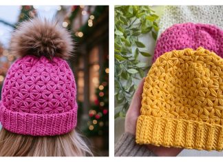 Jasmine Star Stitch Beanie Hat Free Crochet Pattern Jasmine Stitch Beanie Hat Free Crochet Pattern