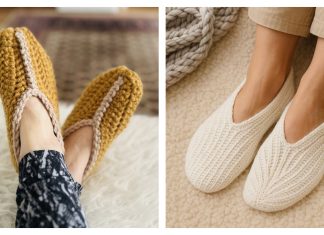 Women Slippers Free Crochet Patterns & Paid Women Slippers Free Crochet Patterns