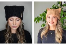 Cat Ear Hat Crochet Patterns