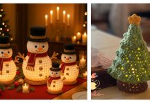 Lighted Christmas Lantern Decoration Crochet Patterns Lighted Christmas Lantern Decoration Crochet Patterns
