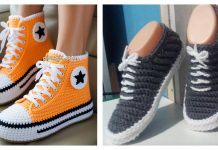 Adult Sneaker Slippers Crochet Patterns Adult Sneaker Slippers Crochet Patterns