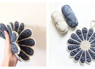 Vintage Flower Potholder Free Crochet Pattern Vintage Flower Potholder Free Crochet Pattern