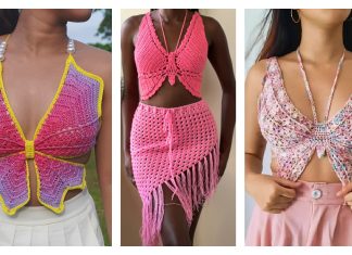 Ladies’ Butterfly Top Crochet Patterns Butterfly Top Crochet Patterns