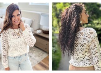 Light Weight Women Pullover Sweater Crochet Patterns Light Weight Sweater Crochet Patterns