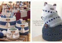 Nesting Baskets Free Crochet Patterns & Paid Nesting Baskets Free Crochet Patterns