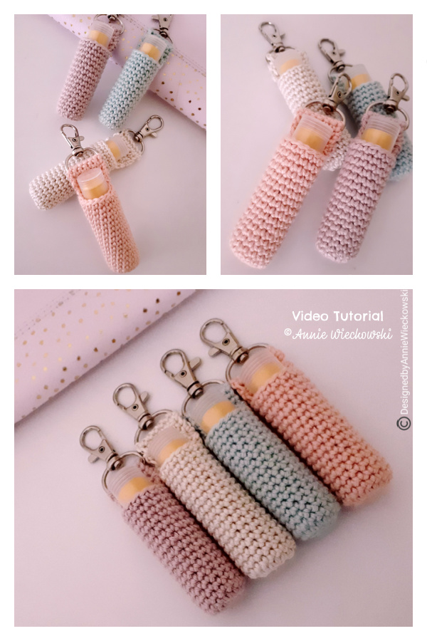 Lip Balm Holder Free Crochet Video Tutorial