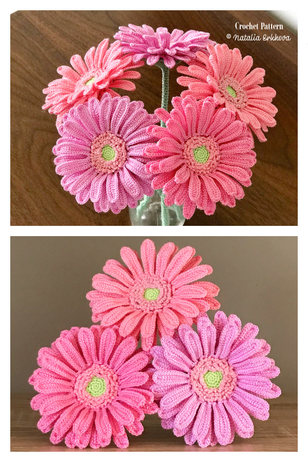 Gerbera&nbsp;Flower Crochet Pattern