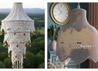 Hanging Lantern Lampshade Cover Crochet Patterns Hanging Lantern Lampshade Cover Crochet Patterns