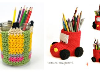Pencil Holder Crochet Patterns Pencil Holder Crochet Patterns