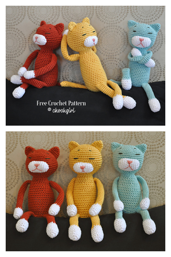 Amineko Cat Amigurumi Free Crochet Pattern