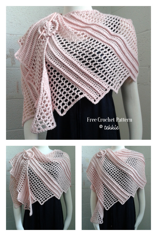 Dragonwing Lizard&nbsp;Lace Shawl Free Crochet Pattern