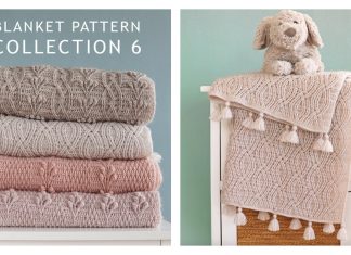 Four Cable Blanket Crochet Patterns Four Cable Blanket Crochet Patterns