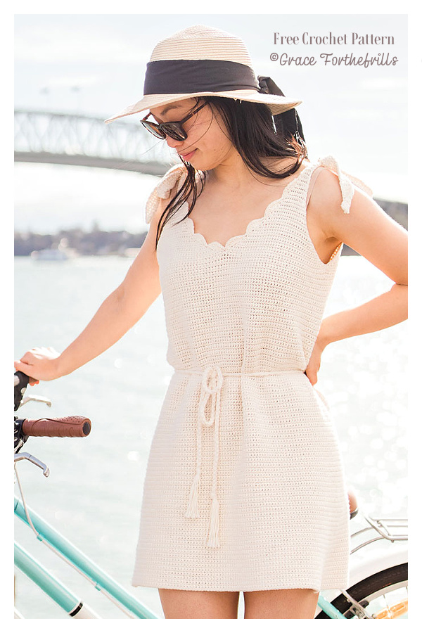Seascape Scallop Dress Free Crochet Pattern