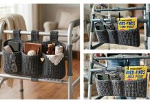 Walker Caddy Organizer Crochet Patterns Walker Caddy Organizer Crochet Patterns