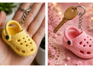 Mini Clogs Keychain Crochet Patterns Mini Clogs Keychain Crochet Patterns