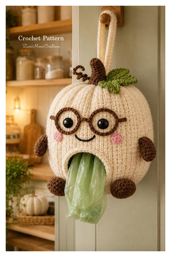 Pumpkin Plastic Bag Holder Crochet Pattern Pumpkin Plastic Bag Holder Crochet Pattern