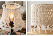 Farmhouse Lampshade Cover Crochet Patterns Farmhouse Lampshade Cover Crochet Patterns