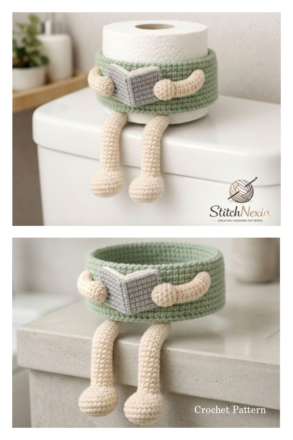 Toilet Roll Holder Crochet Pattern