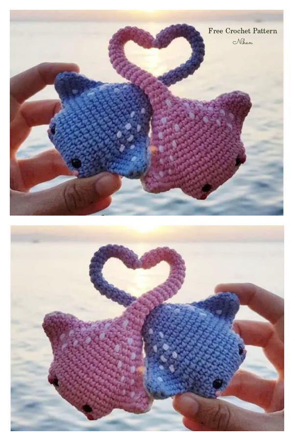 Amigurumi Stringray Free Crochet Pattern