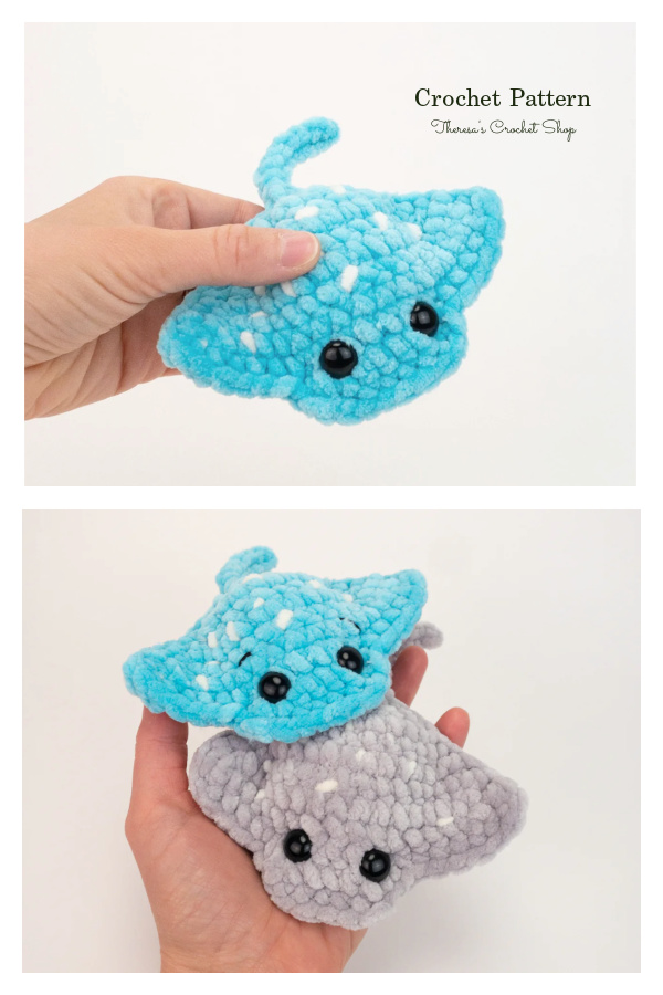 Amigurumi Rory the Ray Crochet Pattern