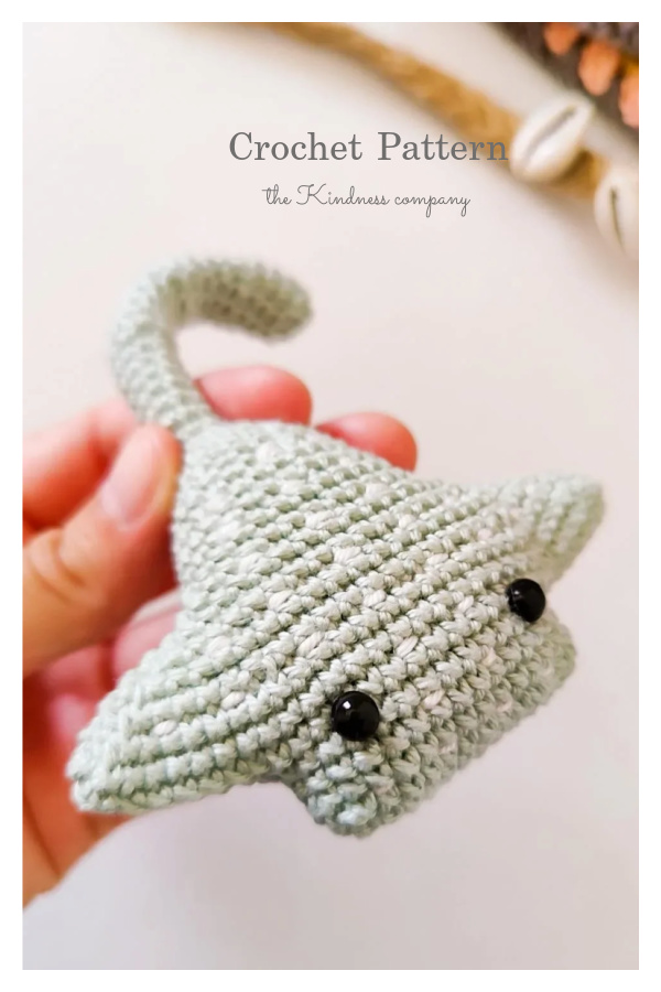 Amigurumi Rayna the Stingray Crochet Pattern