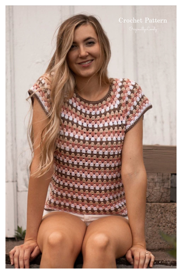 Easy Granny Stitch Maria Top Crochet Pattern