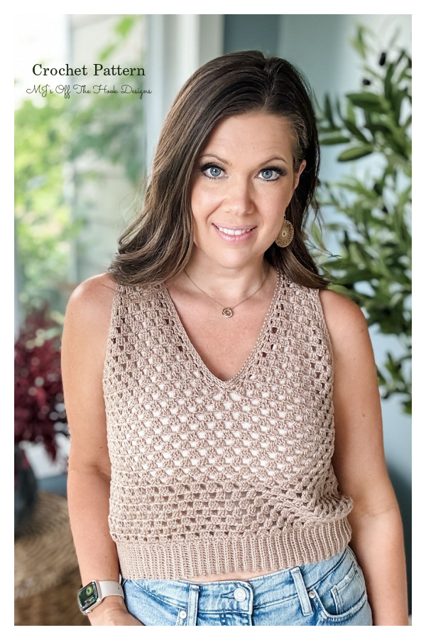 Granny Stitch Tank Top Crochet Pattern