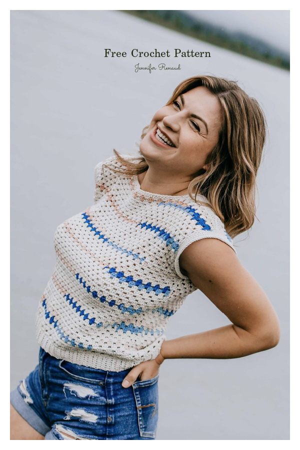 Easy Granny Stitch Summer Top Free Crochet Pattern