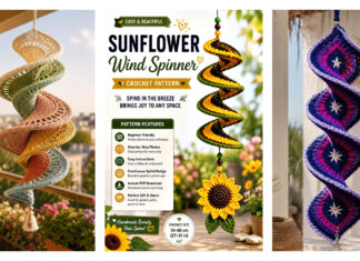 Stunning Wind Spinner Crochet Patterns Stunning Wind Spinner Crochet Patterns