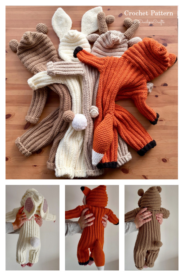 The Woodland All-in-One Suit Crochet Pattern
