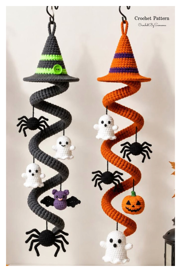 Halloween Wind Spinner Crochet Pattern
