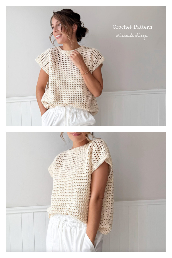 Wren Rattan Summer Top Crochet Pattern Wren Rattan Summer Top Crochet Pattern