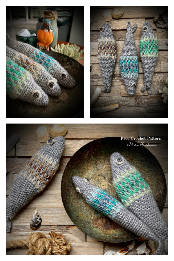 Salty Sardines Free Crochet Pattern