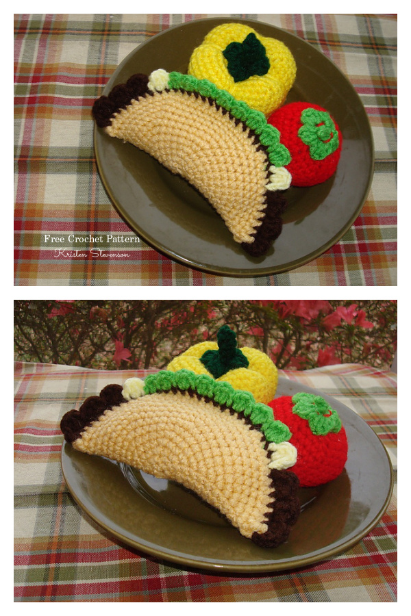 Taco Cat Toy Free Crochet Pattern